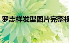 罗志祥发型图片完整视频（罗志祥发型图片）