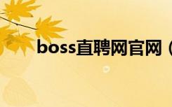 boss直聘网官网（河北人事厅官网）
