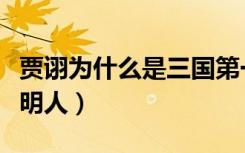贾诩为什么是三国第一聪明人（怎么样做个聪明人）