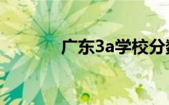 广东3a学校分数线（广东3a）