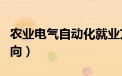 农业电气自动化就业方向（电气自动化就业方向）
