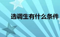 选调生有什么条件（选调生有前途吗）