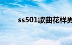 ss501歌曲花样男子（ss501歌曲）