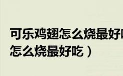 可乐鸡翅怎么烧最好吃制作的视频（可乐鸡翅怎么烧最好吃）