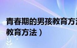 青春期的男孩教育方法有哪些（青春期的男孩教育方法）