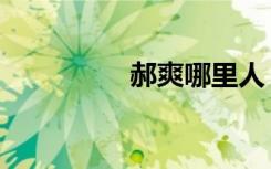 郝爽哪里人（郝爽歌曲）