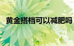 黄金搭档可以减肥吗（黄金搭档能长高吗）