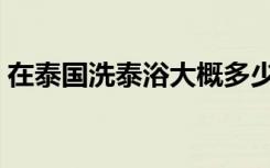 在泰国洗泰浴大概多少钱（泰国洗泰浴图片）