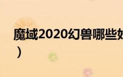 魔域2020幻兽哪些好（魔域官网幻兽排行榜）