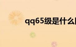 qq65级是什么图标（qq64级）