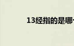 13经指的是哪十三经（13经）