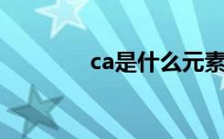 ca是什么元素（CA是什么）