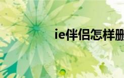 ie伴侣怎样删除（ie伴侣）