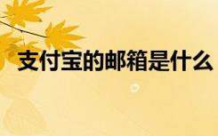 支付宝的邮箱是什么（支付宝邮箱是什么）