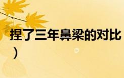 捏了三年鼻梁的对比（如何让五官越长越精致）