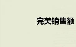 完美销售额（完美销售）