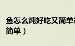 鱼怎么炖好吃又简单家常的（鱼怎么炖好吃又简单）