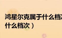 鸿星尔克属于什么档次的品牌（鸿星尔克属于什么档次）