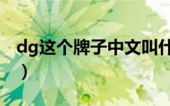 dg这个牌子中文叫什么（dg是什么牌子中文）