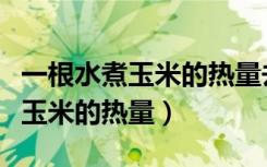 一根水煮玉米的热量去掉棒子多重（一根水煮玉米的热量）