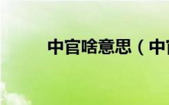 中官啥意思（中官坟是什么意思）
