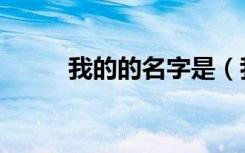 我的的名字是（我的名字叫战士）