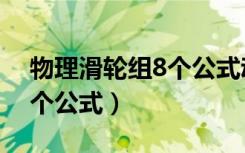 物理滑轮组8个公式动画演示（物理滑轮组8个公式）