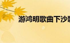游鸿明歌曲下沙歌词（下沙 歌词）