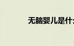 无脑婴儿是什么（无脑婴儿）