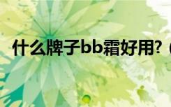 什么牌子bb霜好用?（什么牌子bb霜好用）