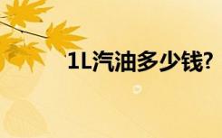 1L汽油多少钱?（1l汽油多少钱）
