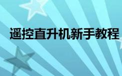 遥控直升机新手教程（遥控直升机怎么玩）