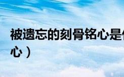 被遗忘的刻骨铭心是什么歌（被遗忘的刻骨铭心）