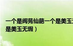 一个是阆苑仙葩一个是美玉无瑕歌曲（一个是阆苑仙葩一个是美玉无瑕）