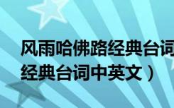 风雨哈佛路经典台词15句中英（风雨哈佛路经典台词中英文）