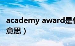 academy award是什么意思（award是什么意思）