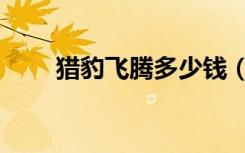 猎豹飞腾多少钱（猎豹飞腾怎么样）