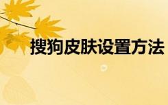 搜狗皮肤设置方法（搜狗皮肤怎么用）