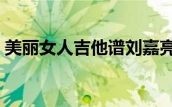 美丽女人吉他谱刘嘉亮（美丽笨女人吉他谱）