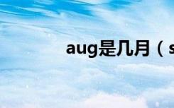 aug是几月（steyr aug a1）
