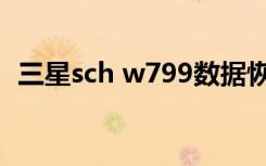 三星sch w799数据恢复（三星sch w750）