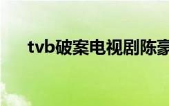tvb破案电视剧陈豪（tvb破案电视剧）