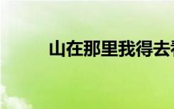 山在那里我得去看看（山在那里）