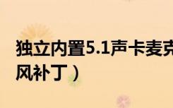 独立内置5.1声卡麦克风有杂音（hd声卡麦克风补丁）