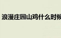 浪漫庄园山鸡什么时候变异（浪漫庄园山鸡）