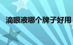 滴眼液哪个牌子好用（滴眼液哪个牌子好）