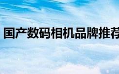 国产数码相机品牌推荐（国产数码相机品牌）