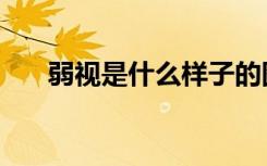 弱视是什么样子的图片（弱视是什么）