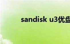 sandisk u3优盘（sandisk u3）