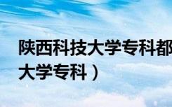 陕西科技大学专科都有哪些专业?（陕西科技大学专科）